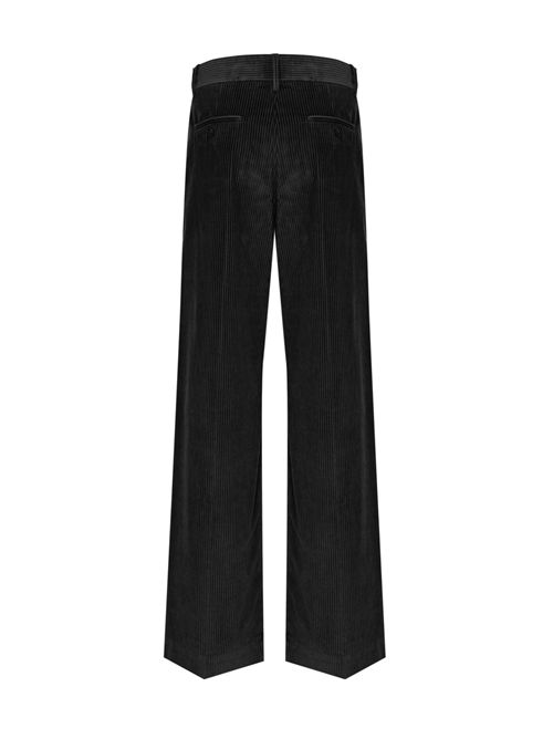 Pantalone ampio Tania in velluto a coste Nero WEEKEND MAX MARA | 2525136092600003